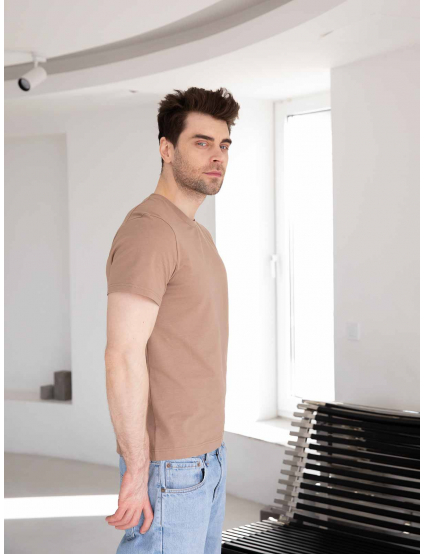 Image Чоловіча світло-коричнева футболка